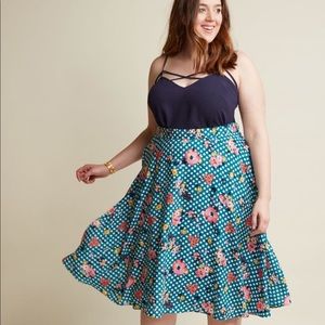 ModCloth Marvelous Midi Skirt with Pockets